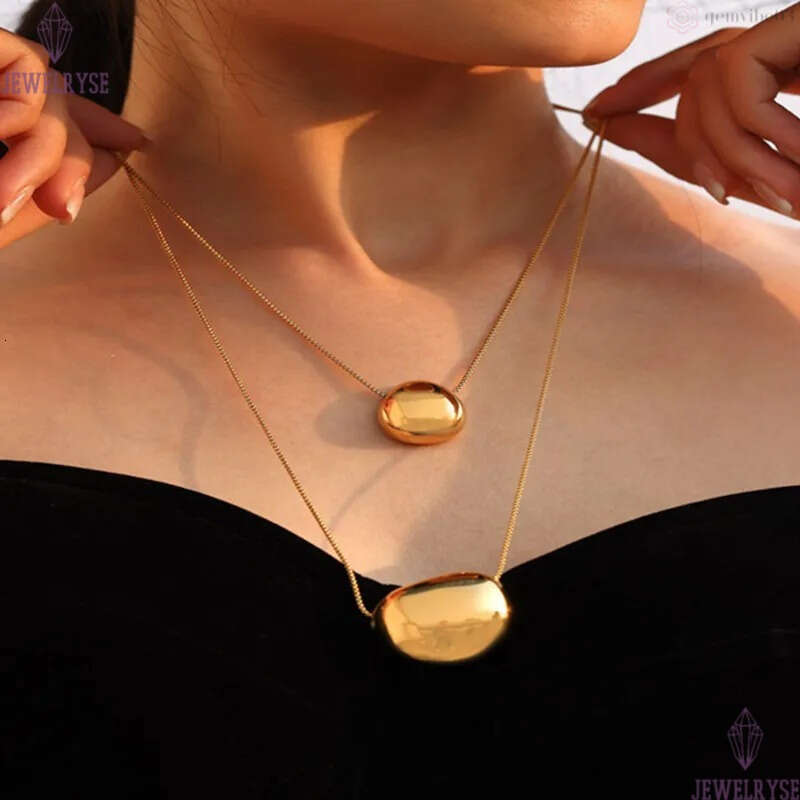 punk stainless steel designer necklace for woman party gold long chain geometric pendants necklaces women sweater chains fashion choker hot jewelry gi