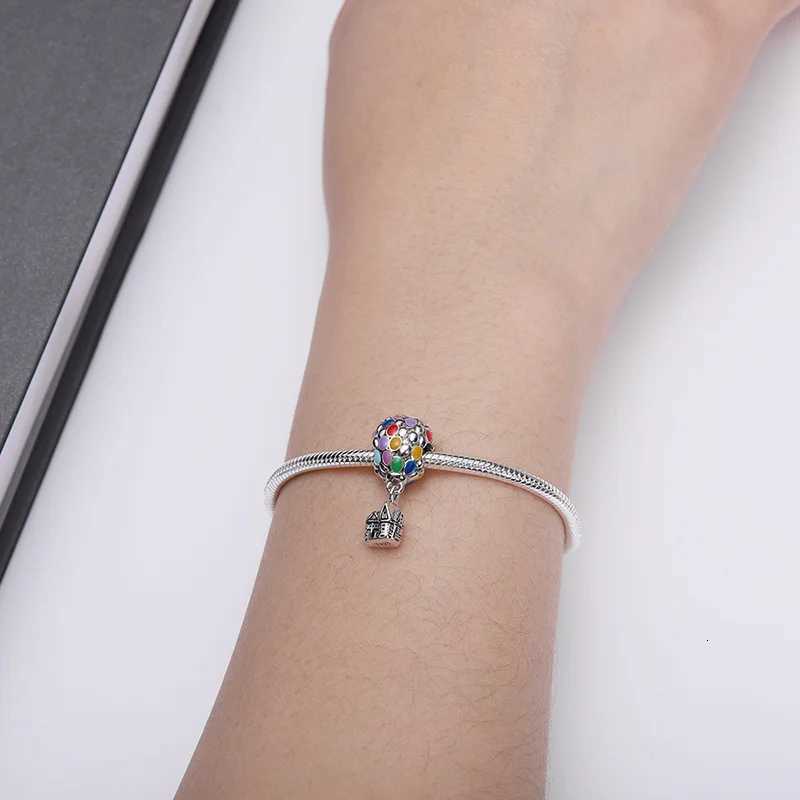 Hot S Charms Bead 925 Sterling Sier Up House Balloons Dangle Fit Bangle Bracelet Necklace DIY Jewelry Y251212