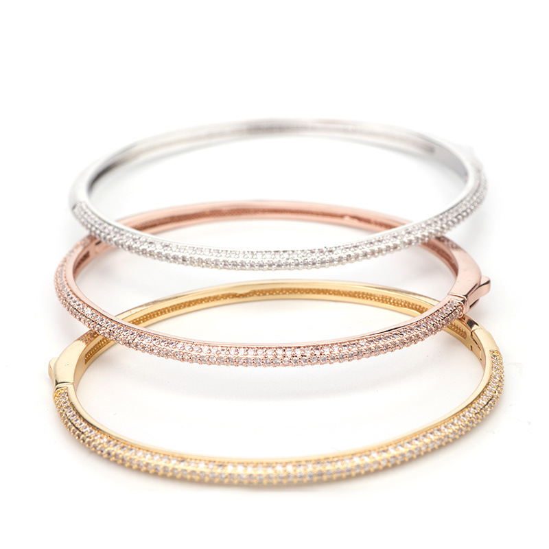 Natural Simple Circle with Rhinestones Women's Bracelet Ring Multi-color Snap Snake Bone Half Circle