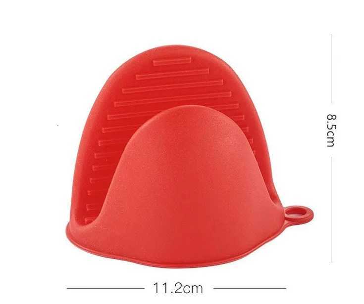 2pcs Thicken Baking silicone oven mitts Microwave Oven Glove Heat Insation Anti-slip Bowl Pot Clips kitchen gloves H251212