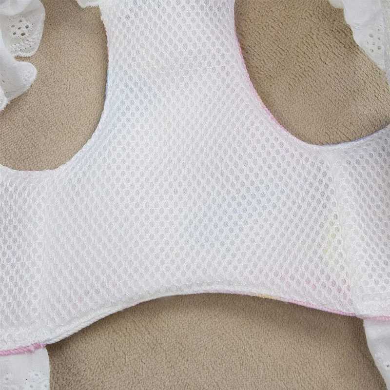 Mesh Girls Vest Harnesses Pink Yellow Dog Accessories Lace Dress Chest Strap Vests For Small Dogs Chiwawa No Pull Puppy Harness M251213