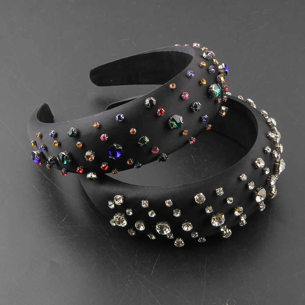 New Rhinestone band Green Crystal Haiand Baroque Luxury Hoop Bands For Wen Wedding Hair Accories 1014 Y251213