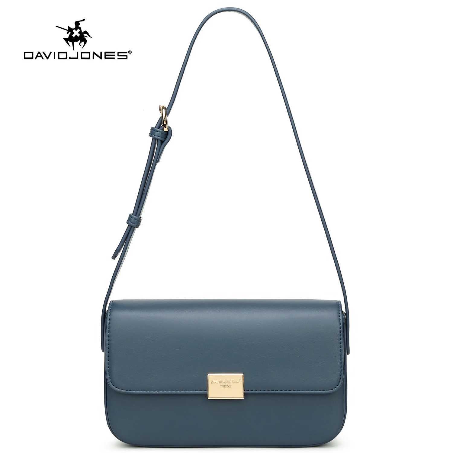 New David Jones Paris Women Handbag Waterproof Female Crossbody Bag Small Plain Lady Fashion Shoulder BagT251213