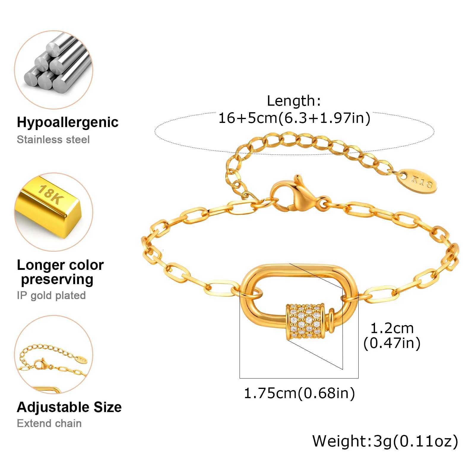 Exquisite Zircon Oval Pendant for WomenGold Color Stainless Steel Small Square Chain sFashion Jewelry Gifts M251213