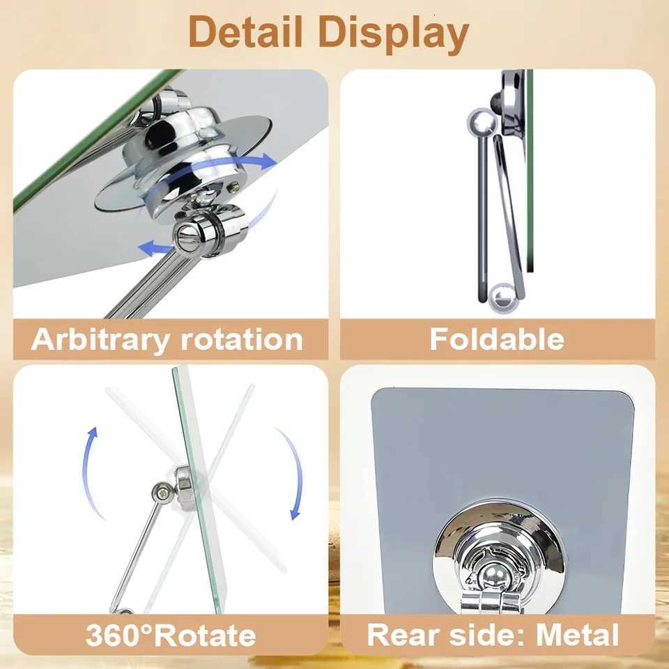 Tushengtu 360 Degrees Rotate Desktop Makeup Mirror Home Dressing Mirror Cosmetic Lady Gift Strong Sense Of StyleT251213