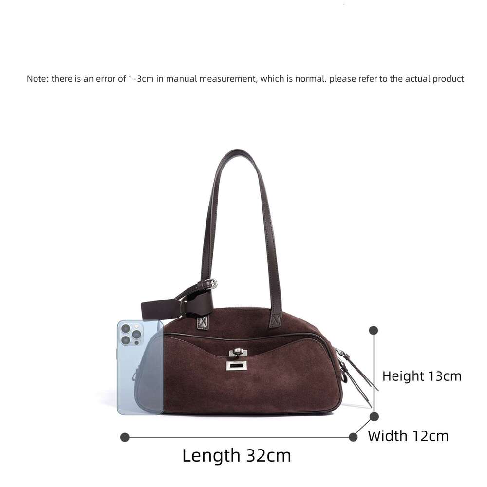 Luxury Bag Designer Bags Totes Hobo New Autumn Leather Single Shoulder Commuter Baguette Bag Niche Simple Fashion Pillow Handbag