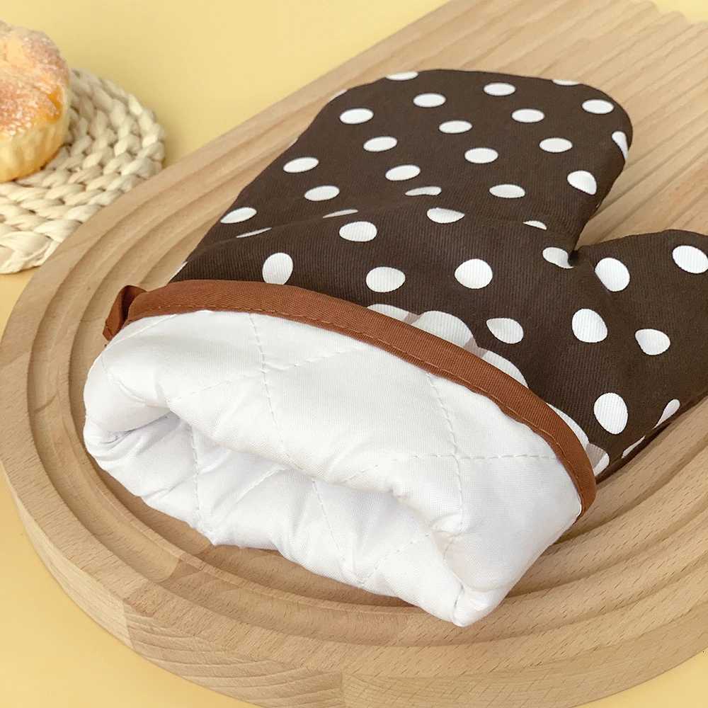 2 pieces of microwave oven gloves anti scalding anti steam and heat-insating gloves non-toxic and environmentally friendly H251212