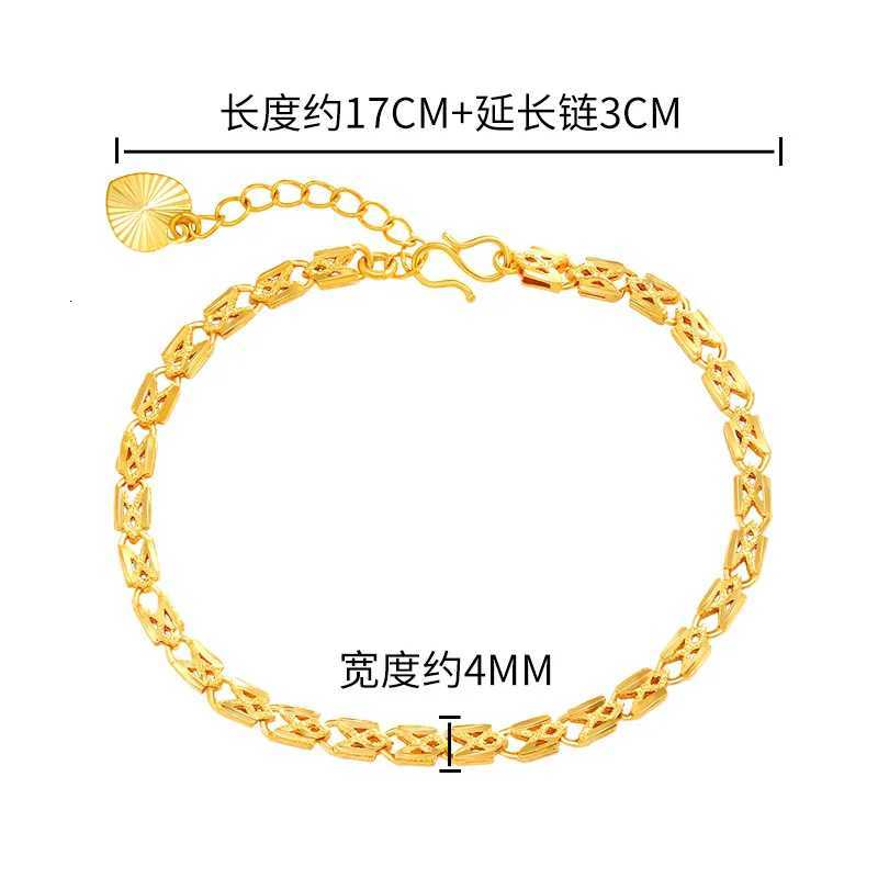 Luxury 24K 9999 Pure Gold real gold Womens Hollow M251213