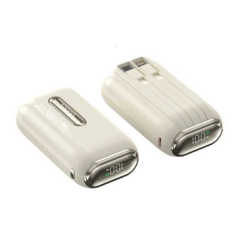 20000 Mah Built-in Cable Fast Charge Sharing Mini Cpact Wholes Mobile Power BankWith LED Power DisplayCes with 2 Lines H251213