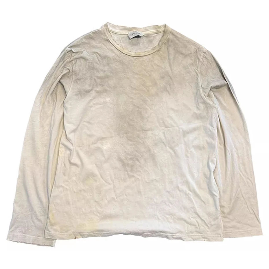 Vintage Oversized T-shirts Lightning Graphic Long Sleeve T Shirts Harajuku Loose Casual Tee Tops Unisex Retro Tshirts 251211