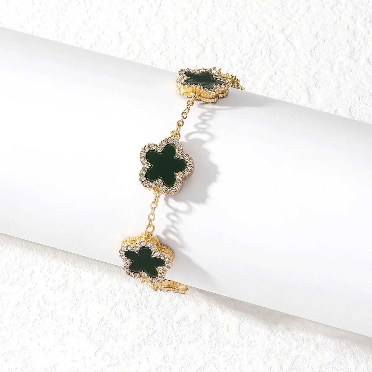 Charm Silver Adjustable Flower s for Women Shiny Cubic Zircon Sweet luxury Design Party Jewelry Gifts M251213