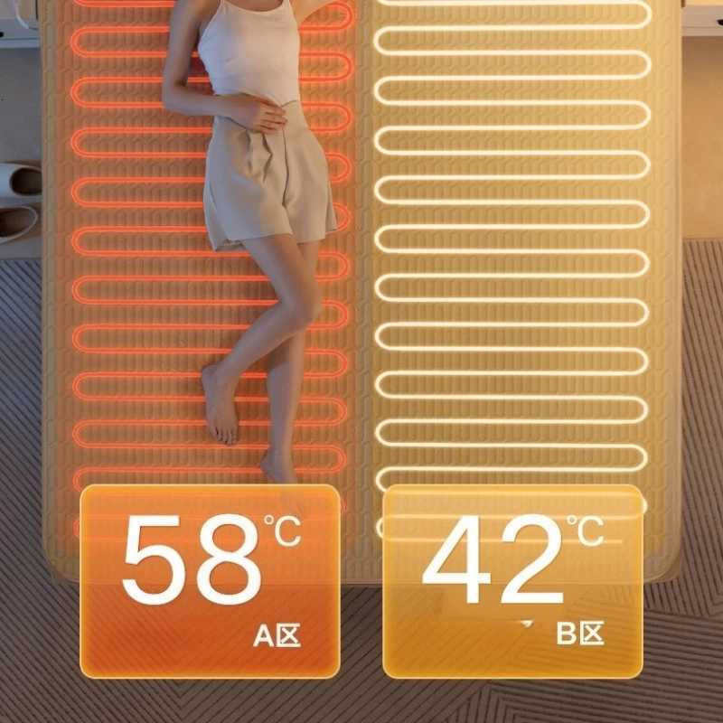 Electric Water Circulation Heated Blanket Mattress Pad Dual Queen King Remote Thermostat Energy Saving Auto Shutoff Washable Y251212