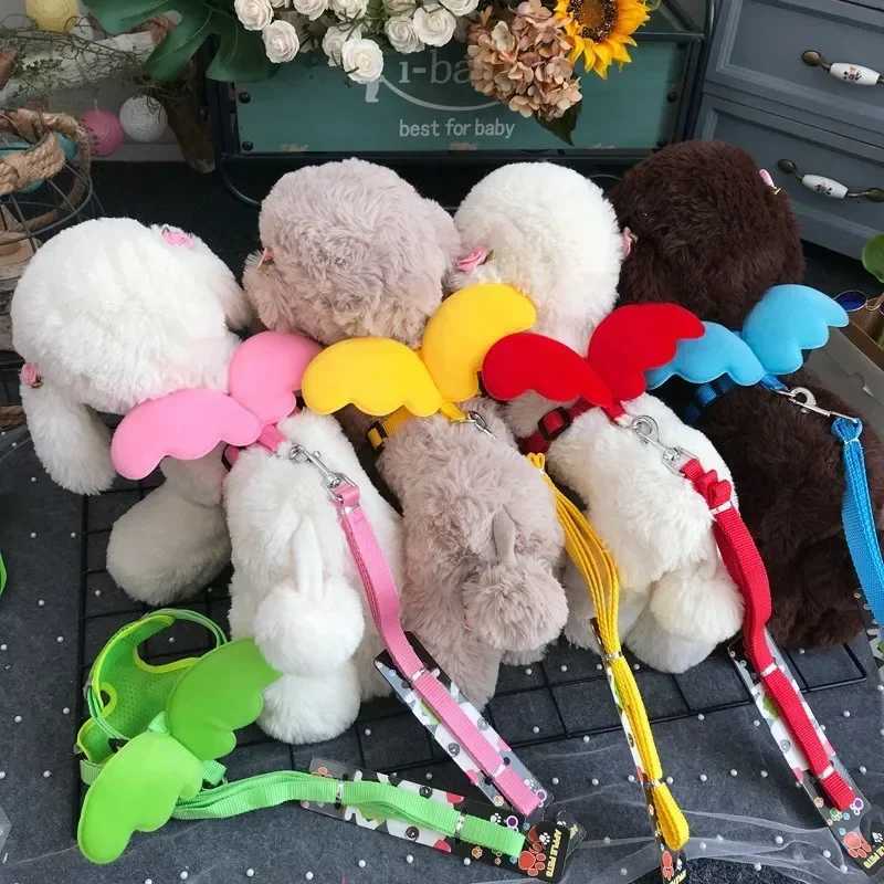 Dog Traction Rope Angel Wings Dogs Tactical Collar Harnesses Militar Cat CollarsRope Dog Reflective Breathable M251213