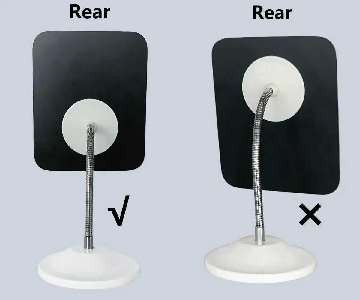 Adjustable Flexible Gooseneck Makeup Mirror 360Rotation Folding Portable Desk Vanity Mirror Shower Shaving Cosmetic MirrorT251213