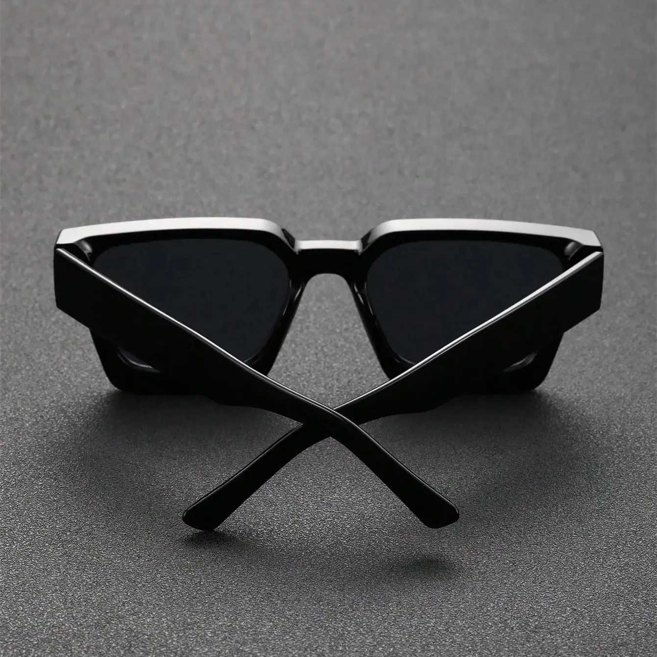 Retro Black Millionaire Shades Luxury Sunglasses 2025 For Men Designer Famous Brand Square Sun Glasses Man Women SunglassT251213