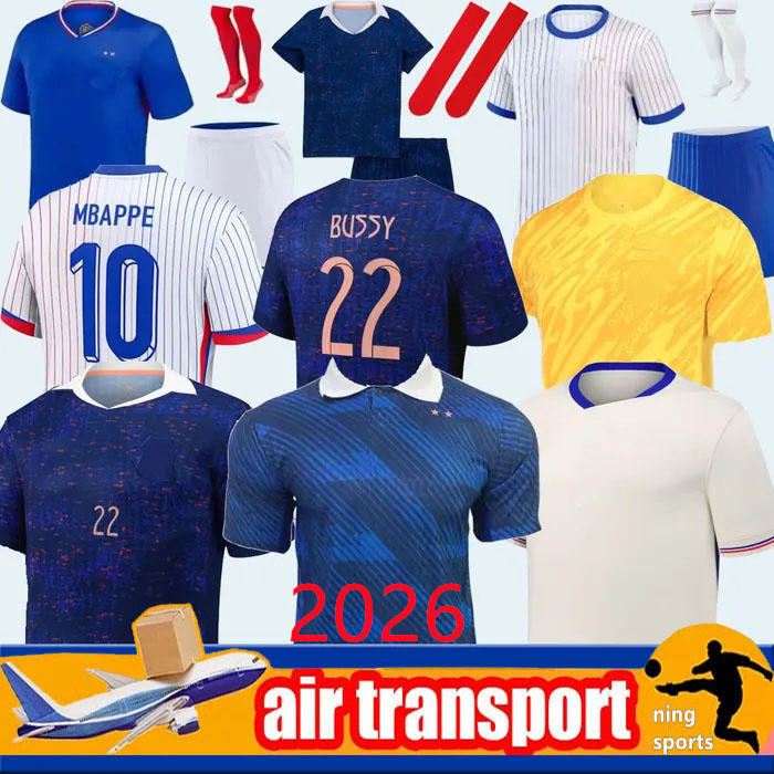 2025 2026 S-4XL BENZEMA MBAPPE soccer jerseys player version GRIEZMANN POGBA 2026 French World Cup national team francia GIROUD fans KANTE Football shirts