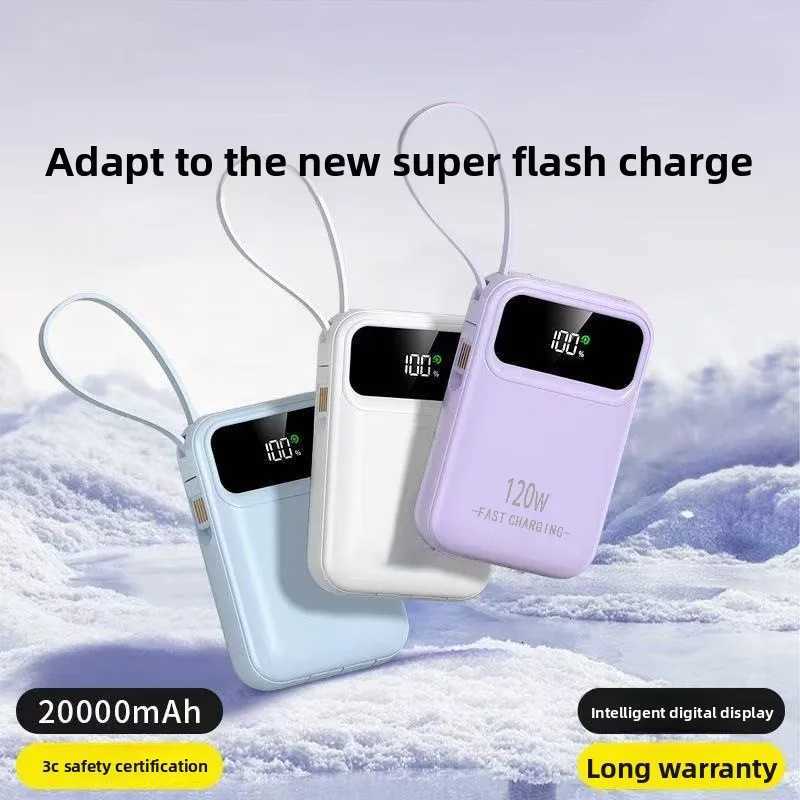 20000 MAh New 120W er Fast Charging Portable Power BankWith LED Power Display Suitable For Most ElectronicExternal Battery H251213