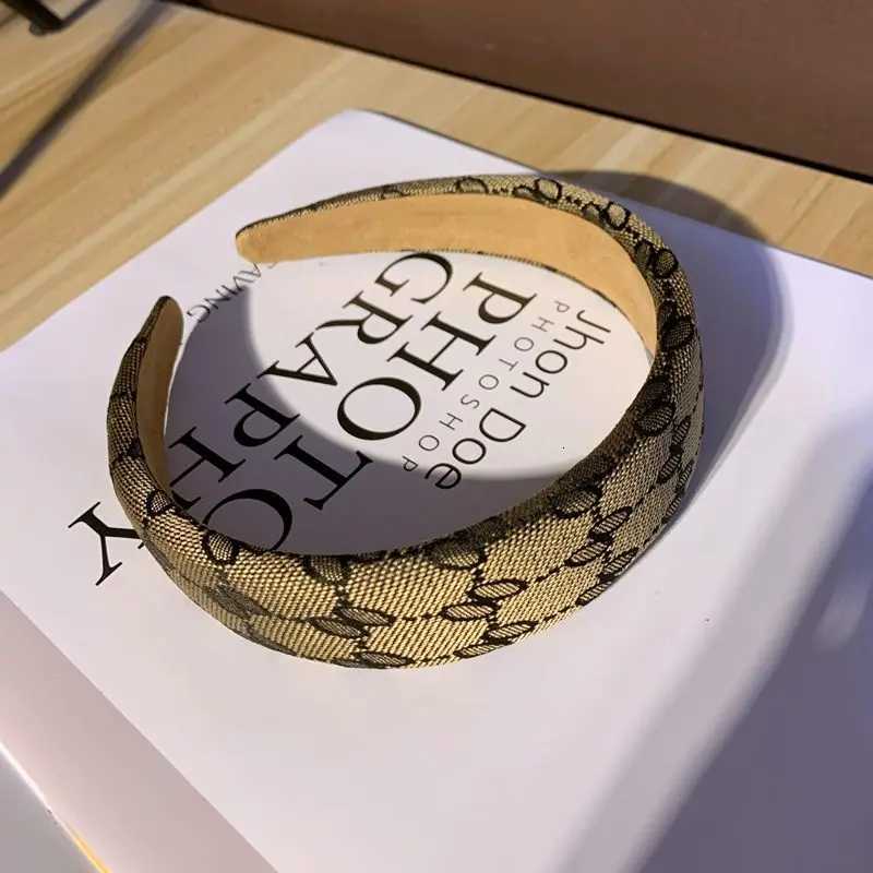 Korean Version Classic Grid Sponge band for Wen High Crown Elevation Design Retro Hair Accories for Face ing Y251213