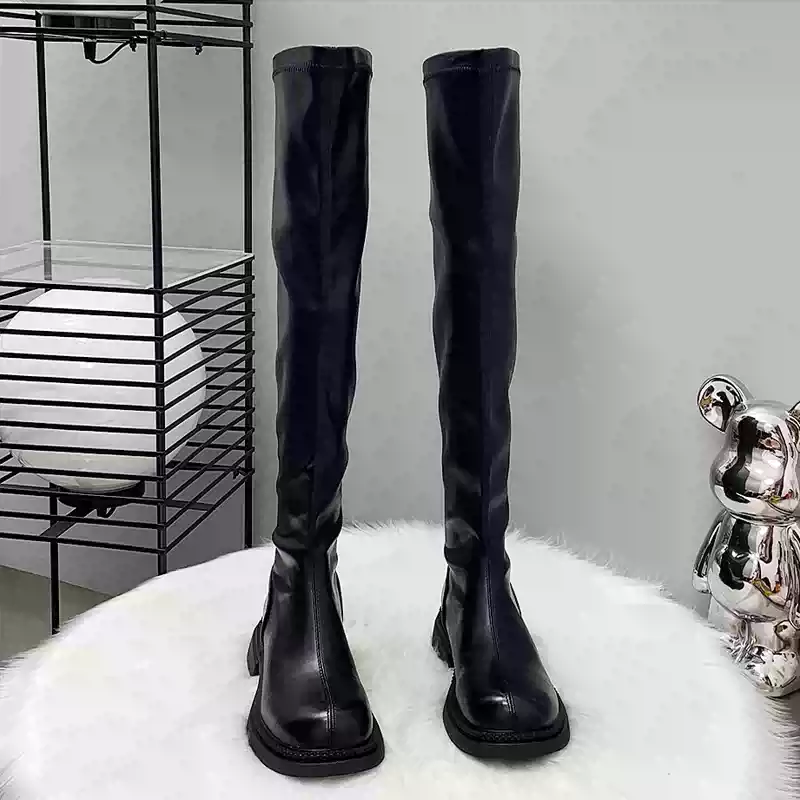 designer Heels Boots Women Dress Shoes Leather Suede Red Shiny Bottomboots Stiletto Leather Woman Boots with Dust Bag Size 35-43