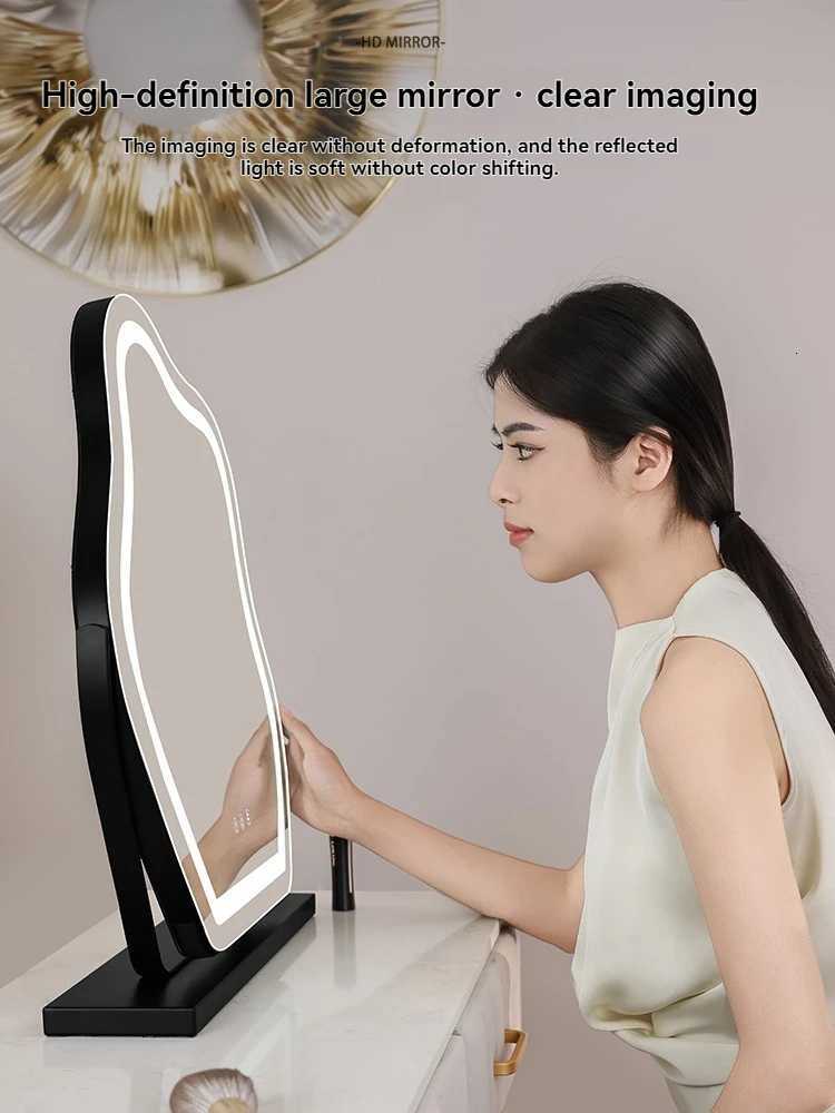 Clouds True HD LED Makeup Mirror Desktop Smart Bedroom Home Simple Shape with LightsT251213