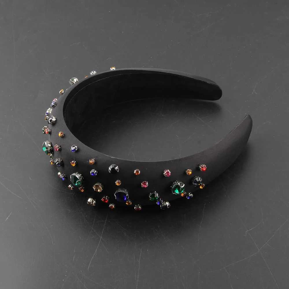 New Rhinestone band Green Crystal Haiand Baroque Luxury Hoop Bands For Wen Wedding Hair Accories 1014 Y251213