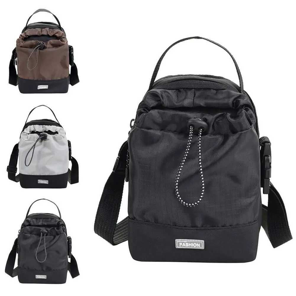 Nylon Sling Bag Water bottle bag Waterproof Outdoor Travel Pouch New Canvas Casual Crossbody Bag Fashion Bag Shoulder BagsT251213