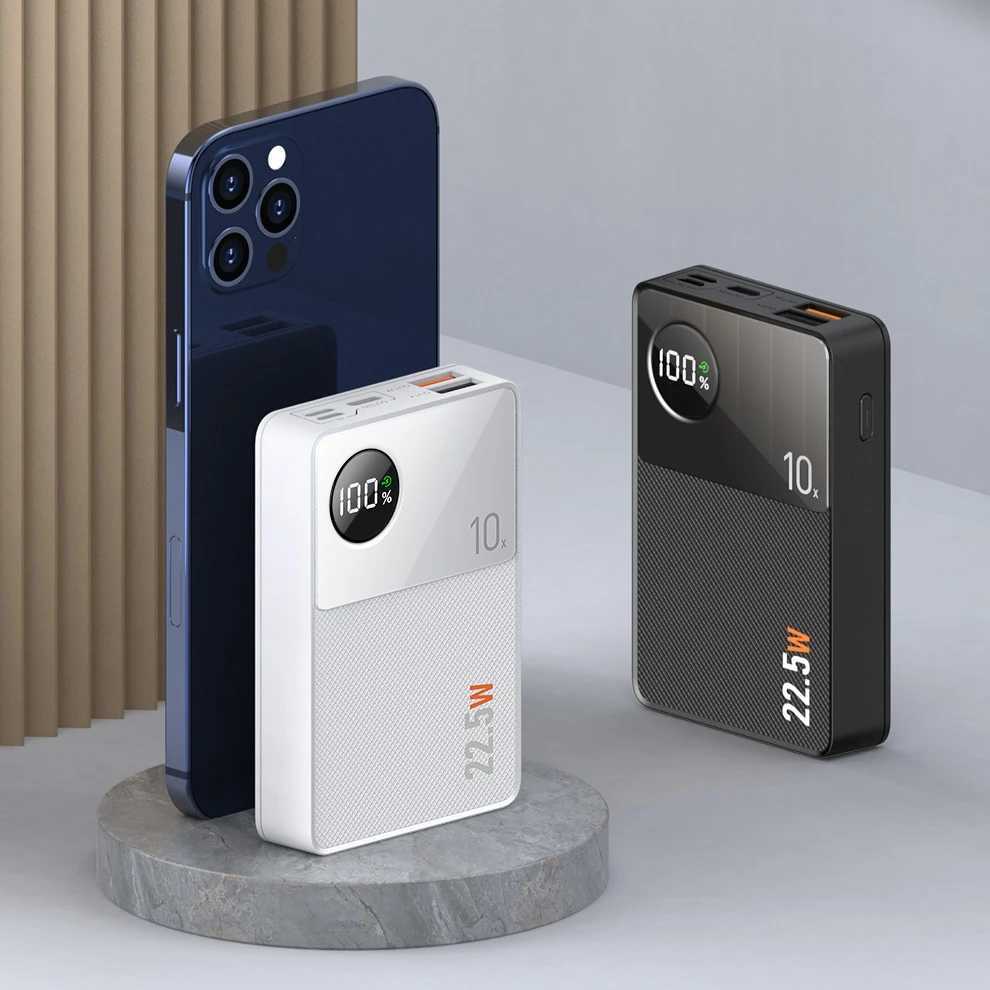 20000mAh Mini Power Bank USB C Port 225W Portable Fast Charging Spare Battery For Iphone Carried On The Plane Q8 H251213