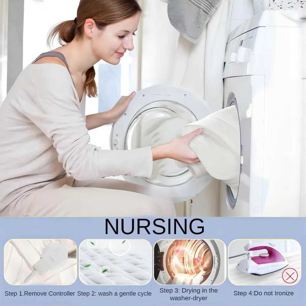 RUIANBAO Heated Blanket Electric Blanket Timer Heated Pad 220V 15080cm Thermal Mattress Winter Body Warmer Heated Bed Warmer Y251212