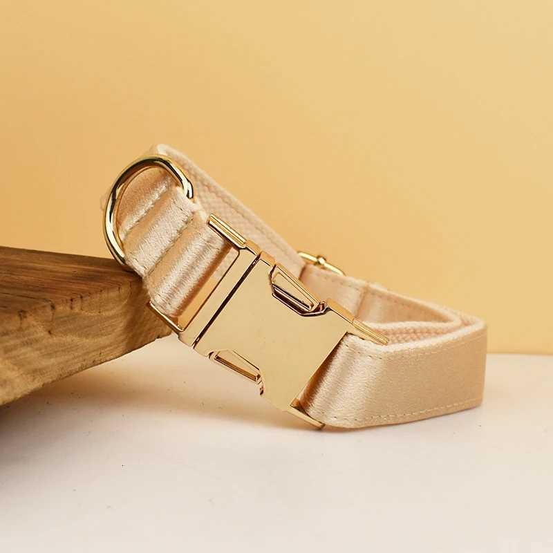 Popular Luxury Customized Designer Dog Accessories Silky Polyester Personalized Dog Collar Leashes Harness Bow Crystal04 M251213