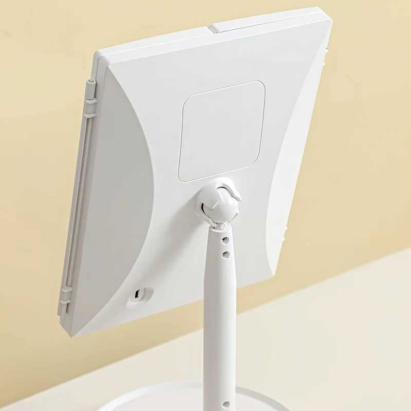 Tri-fold Lighted Vanity Makeup Mirror With 3x/2x Magnification LED 3 Color Light Countertop Cosmetic Mirror Travel Folding MakT251213