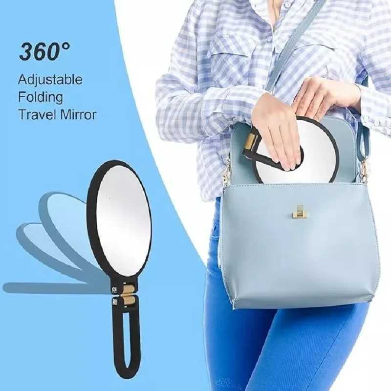 10/15/20/30x Magnifying Mirror Travel Hand Mirrors With Handle - Double Side Handheld MirrorsT251213