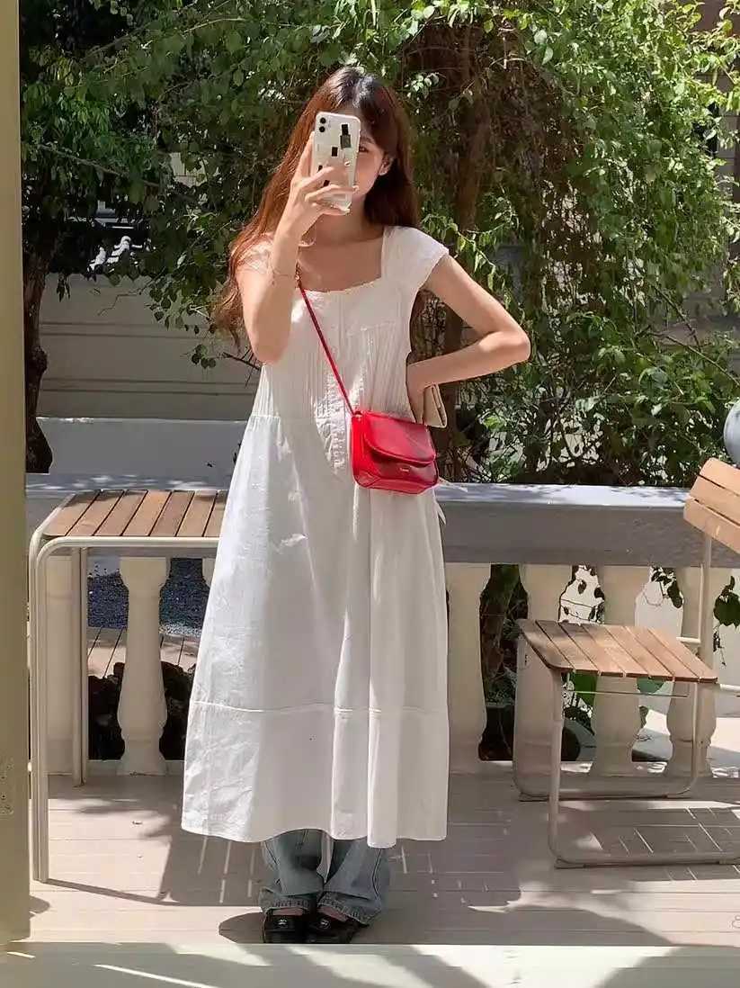 Women Mini Red Cross Body Bags Korean Casual Fashion Patent Leather Purse Versatile Solid Color Girls PU Shoulder BagT251213