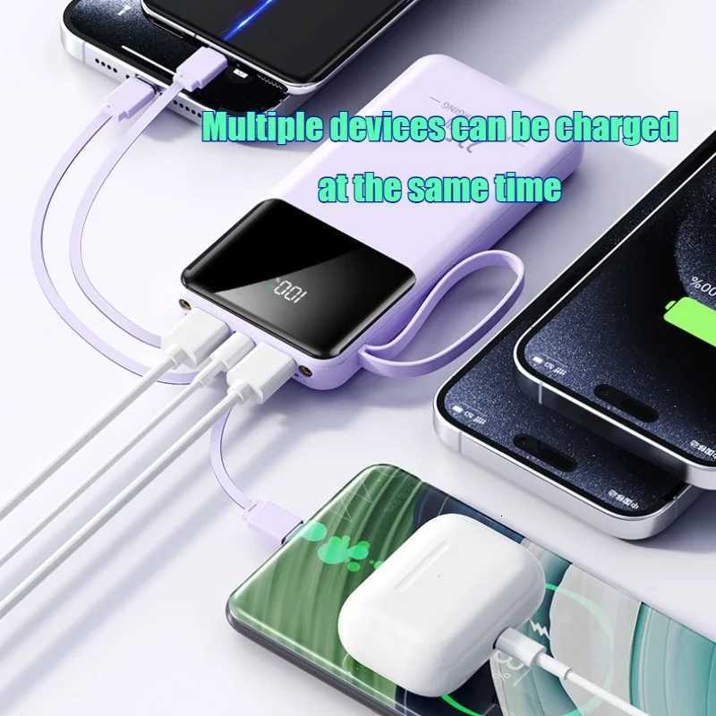 50000mAh Travel Power Bank Set with Charging Cable Fast Charging Portable External Battery for iPhone Series H251213