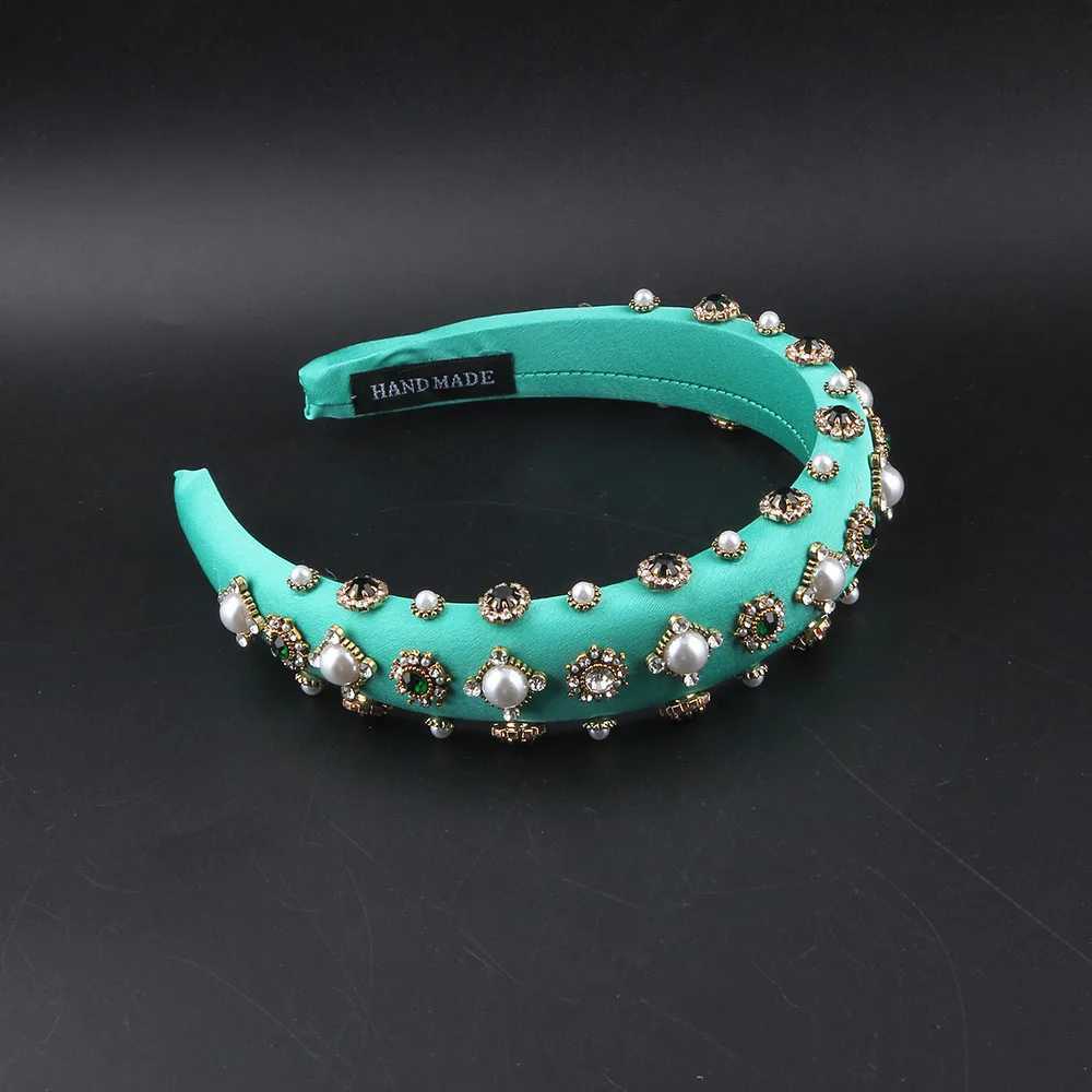 Baroque Padded Hair Bands Bridal Hair Accor Tunning High-Top Shiny Hair Accory Luxurious Hair Accories For The Ball 79 Y251213