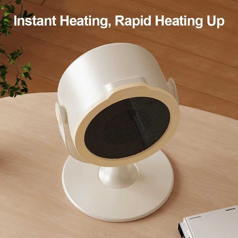 500W Portable Desktop Electric Heater Warm Air Blower Heating Ceramic Space Heater With Tip Over Protection For Home Use Y251213