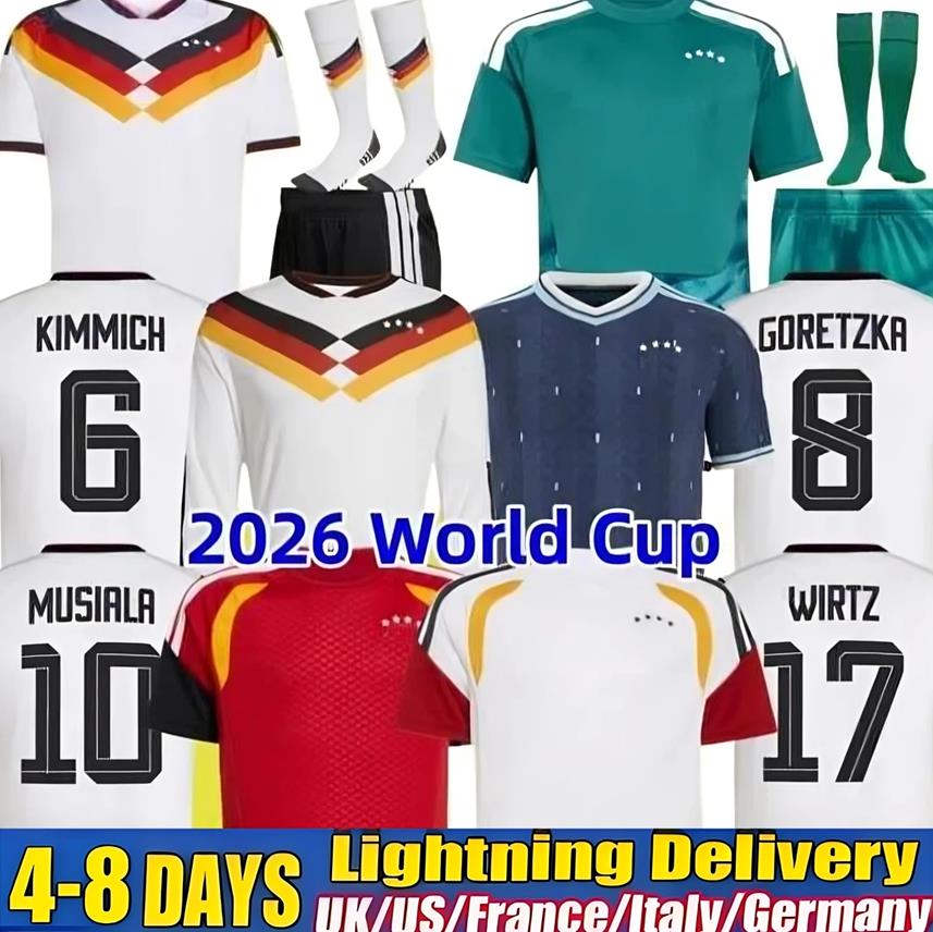 Germany jersey 2026 World Cup 26 soccer jerseys Kit Women football shirts men kids set goalkeeper Deutschland HAVERTZ GNABRY Long