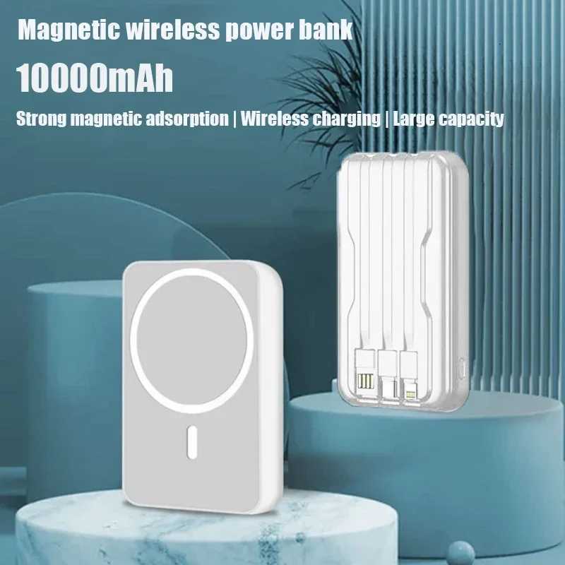 Magnetic Wireless Charger Power Bank External Battery Charging 10000mAh for iPhone 15 14 13 12 Poverbank H251213