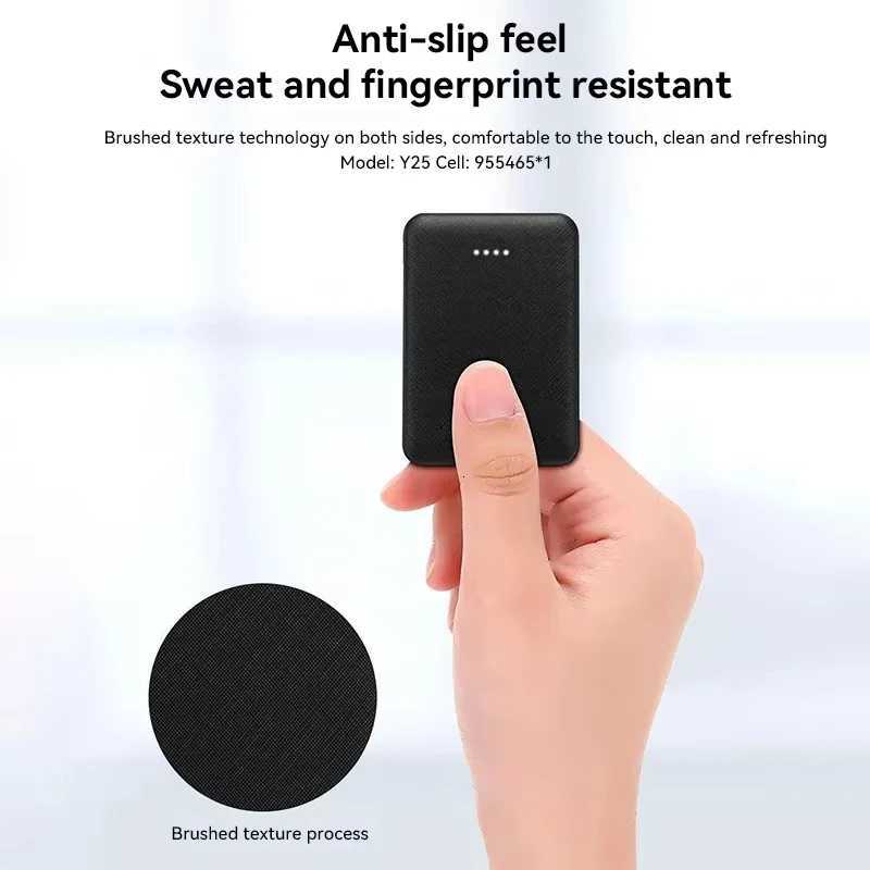 2026 100000mah tra-thin Power Bank USB Fast Charging Heating Mini Portable External Battery Pack For Heating Vest Jacke H251213