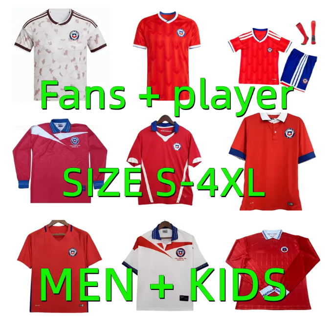 2025 2026 Chile Soccer Jerseys ALEXIS VIDAL Football Shirt 1982 1995 1998 25 26 DAVILA Retro 82 95 96 98 14 16 17 ALEXIS Camiseta 25 26 Zamorano Sierra ISLA