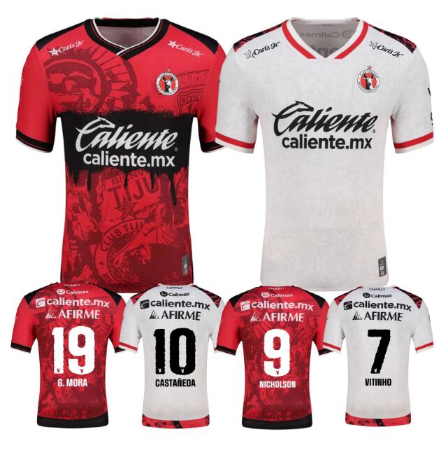 S-4XL 2025 2026 Tijuana de Xolos soccer jersey 25 26 Club MANOTAS Martinez Angulo Castillo ROSA home away football shirt liga mx