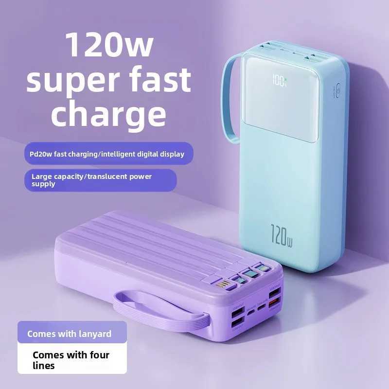 50000mAh New er Fast Charging with Cable Power Bank Large Capacity for IPhone H251213