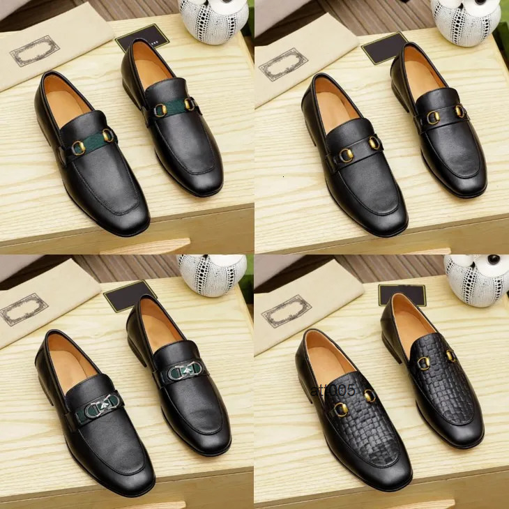 top designers shoes mens fashion loafers genuine leather men business office work formal dress brand designer party wedding guccis guccii gg O22Y JF3Z