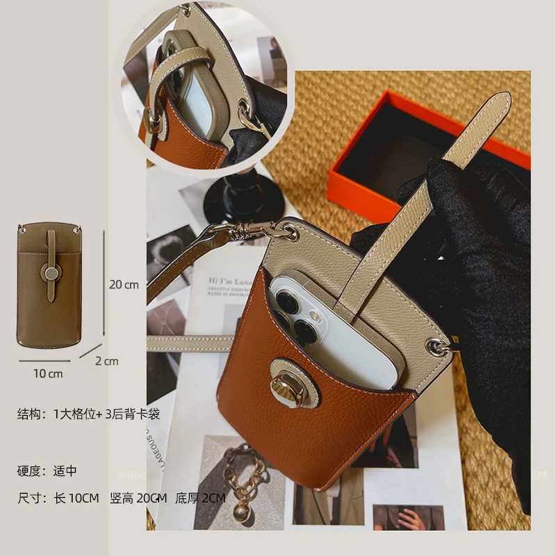 Genuine Leather Phe Crossbody Bag For Wen Luxury Fi Slim Mini Purses And Handbags Mobile Shoder Wallet Messenger Bags Y251213