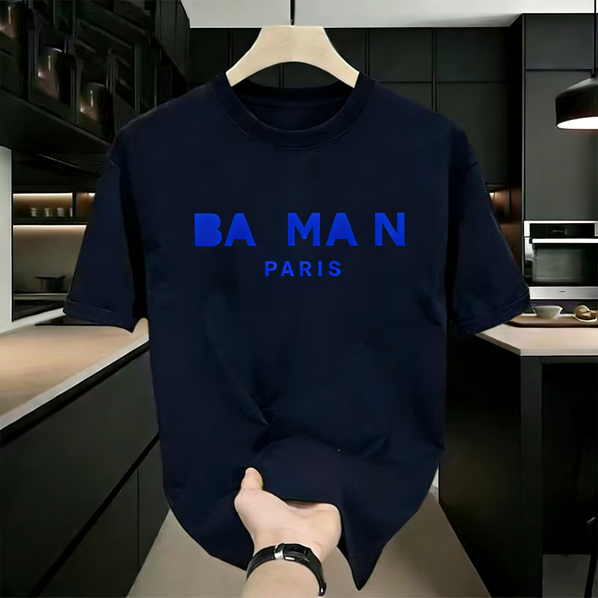 Designer men's T-shirt High quality fashion Brand Paris Letter Print T-Shirt Men Women Casual Cotton Oversized Short Sleeve Tee