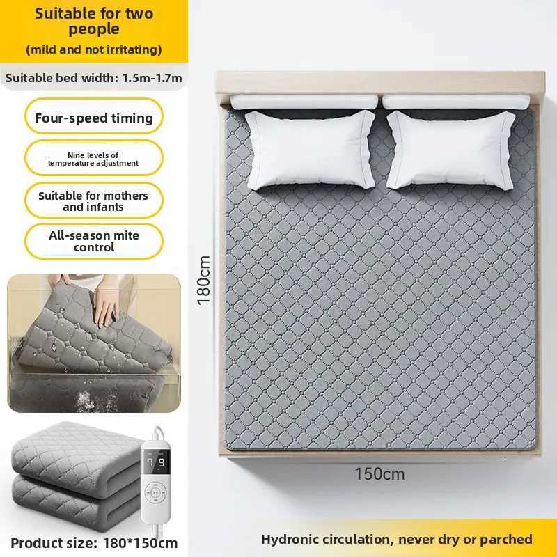 Electric Heated Blanket Soft Plush Fast Heating Dual Zone Remote Auto Shutoff Queen King Size Machine Washable Manta Para Cama Y251212