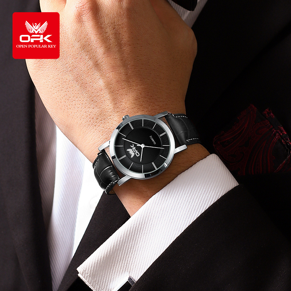 OPK Designer Men's Watches: Casual And Versatile, Free Shipping For Outdoor Sports, Simple And Fashionable, Waterproof, Luminous Quartz Men'