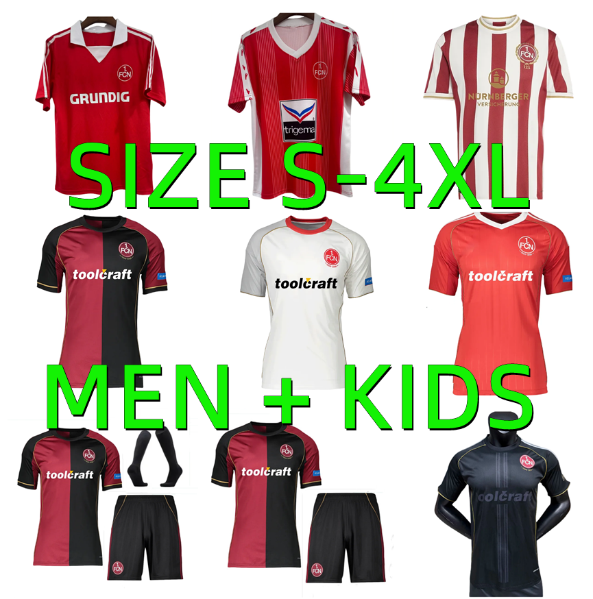 XXXL 4XL 2025 2026 125th anniversary Nuremberg FC TZIMAS Soccer Jerseys 25 26 EMRELI GOLLER ANTISTE JUSTVAN Nurnberg Football Shirts Uniforms Men kids kits