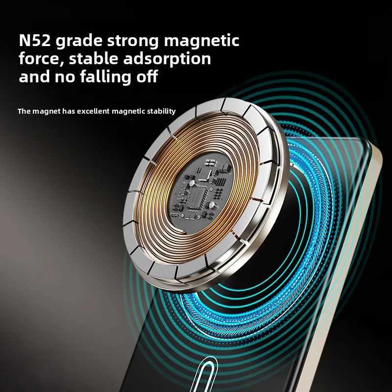 10000mAh tra Thin Wireless Magnetic Power Bank Fast Charging Built in Cable Digital Display Pd225w er fast charge H251213