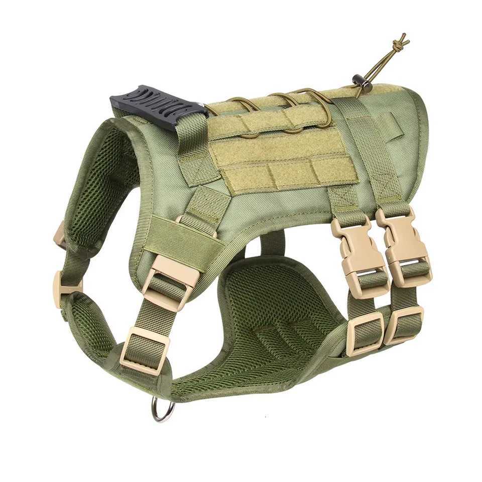 Military Large Dog Harness Pet German Shepherd Training Vest Tactical Dog Harness And Leash Set For Dogs Accessories M251213