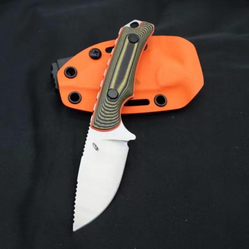 15017 Knife with Kydex Sheath, Colorful G10 Handle, CNC High-End Process Handmade Convenient Pocket Sharp Cutting Tool, EDC Fixed Blade Straight Premi - view 8